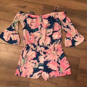 Lilly Pulitzer girls mini calla romper